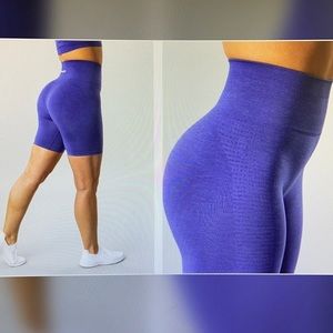 New Alphalete Seamless Biker Shorts Small (Comet)